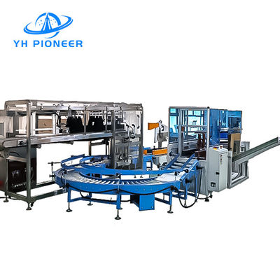 良い値段 220V 50Hz ボトルケースパッキングマシン ステンレス鋼 建設 PLC コントロール オンライン