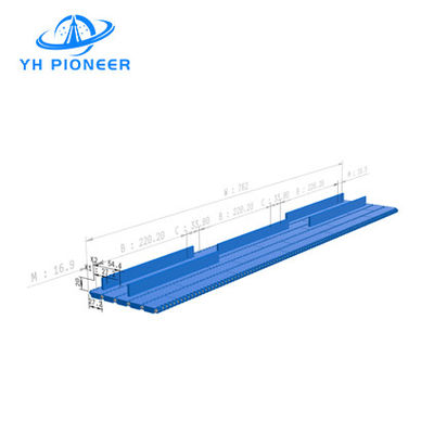 良い値段 調整可能な材料処理のためのサイドフライトの調整可能なフラットトップコンベアベルト オンライン
