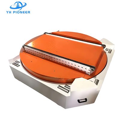 良い値段 高重荷を正確に90度パレット回転のための頑丈なチェーンターンテーブルコンベヤー オンライン