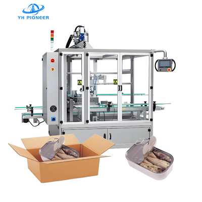 良い値段 ガラス、PET、ブリキ、袋製品向けの多様な包装ニーズに対応するツナ缶カートン梱包機 オンライン