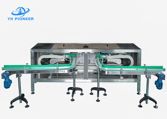 ステンレス鋼の自動ボトル輸送システム チェーンベルトローラー輸送機