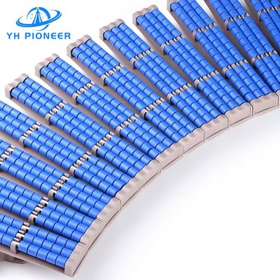 スチールコンベヤーボールチェーンのプレートとPPPEPOMモジュラーベルト