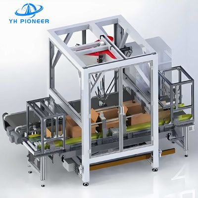 良い値段 3.0KW ロボットソフトバッグケースパッカー ポッチケースパッキングマシン 10-20カートン/分 オンライン