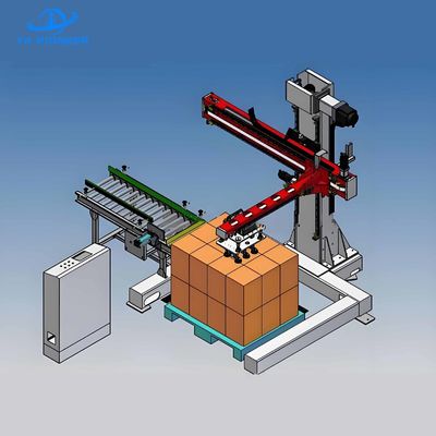 良い値段 1800mm 高さ 自動パレット化システム 400-600 サイクル/H パレット化機 オンライン