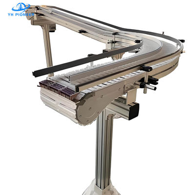 Q235 / SUS304チェーン材料と様々な電圧オプションのカスタマイズ可能なボトルチェーンコンベヤー