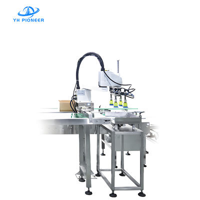 高精度 スカーラ ロボット カートン パッカー 60-240 枚 / 分 効率的なパッケージングのための握り速度